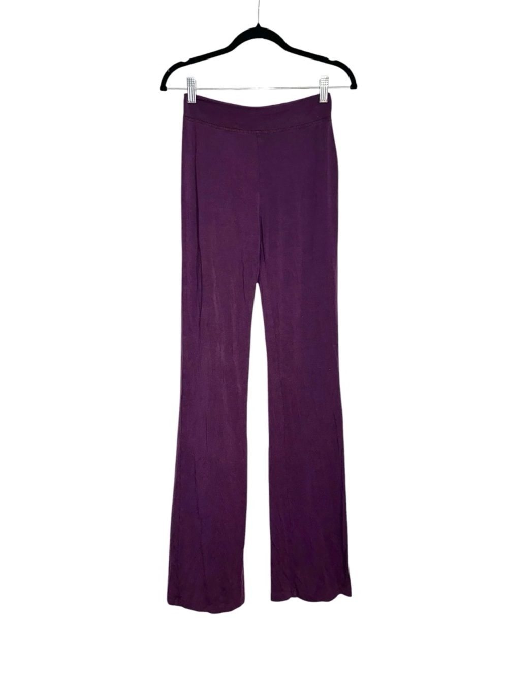 I.AM.GIA Blare Trackpant Low Rise Flare Leg Purple Pants SMALL in Plum - Picture 3 of 10